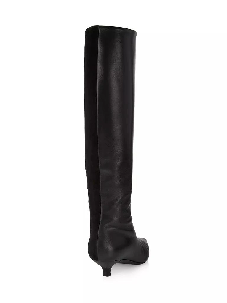 商品Totême|The Slim 50MM Leather Knee-High Boots,价格¥7867,第3张图片详细描述