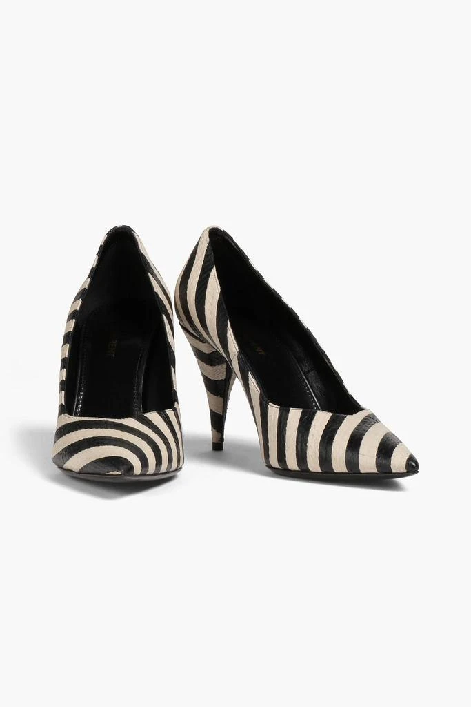 商品Yves Saint Laurent|Striped elaphe pumps,价格¥2643,第2张图片详细描述