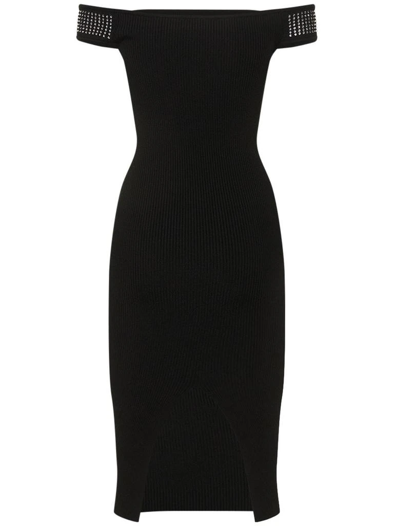 商品GIUSEPPE DI MORABITO|Embellished Knit Midi Dress,价格¥3122,第4张图片详细描述