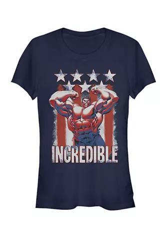 商品Marvel|Hulk Flag Graphic T-Shirt,价格¥245,第1张图片