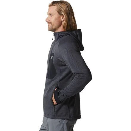 商品Mountain Hardwear|Polartec Power Grid Full-Zip Hoodie - Men's,价格¥953,第4张图片详细描述