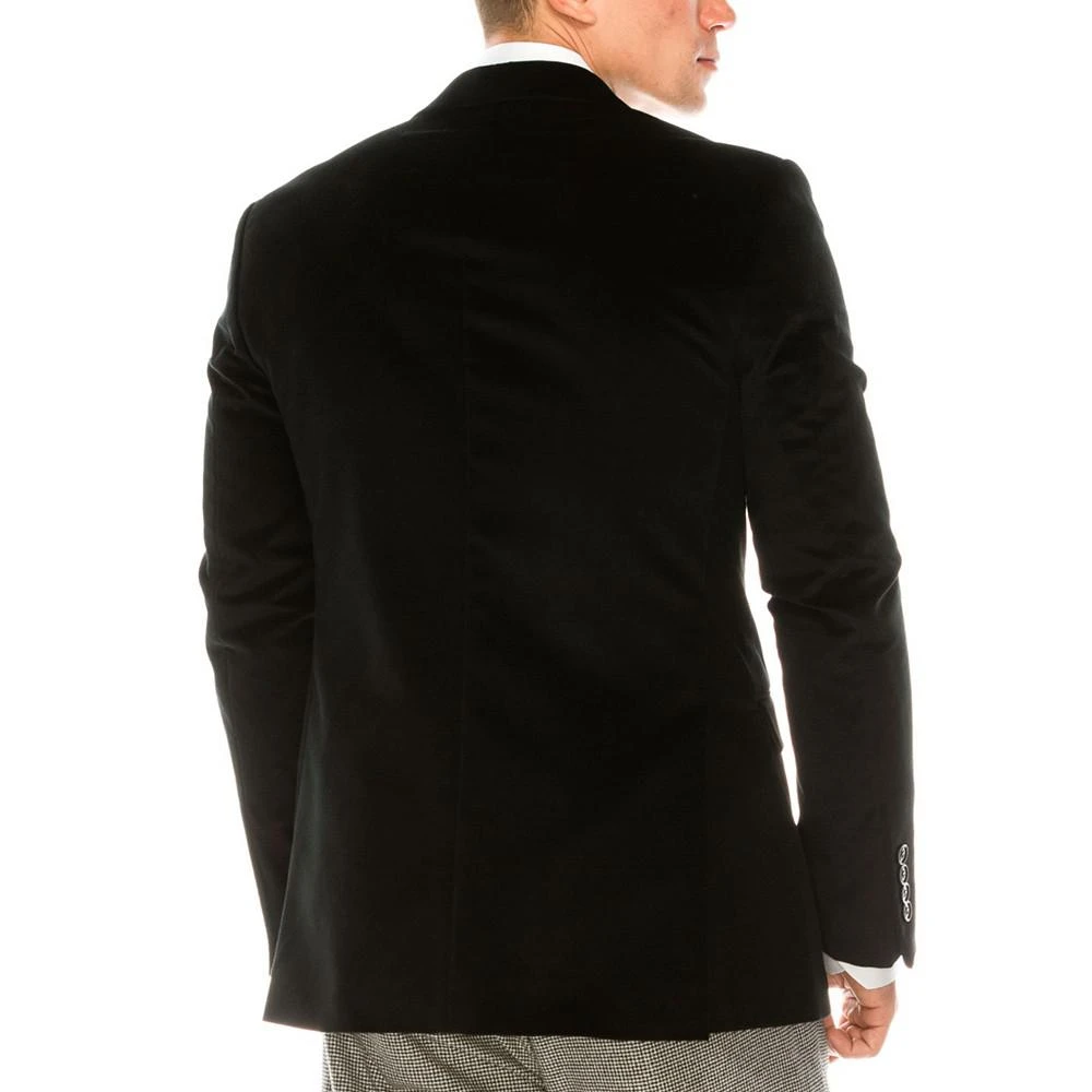 商品RON TOMSON|Men's Modern Italian Velvet Kennedy Blazer,价格¥3560,第2张图片详细描述