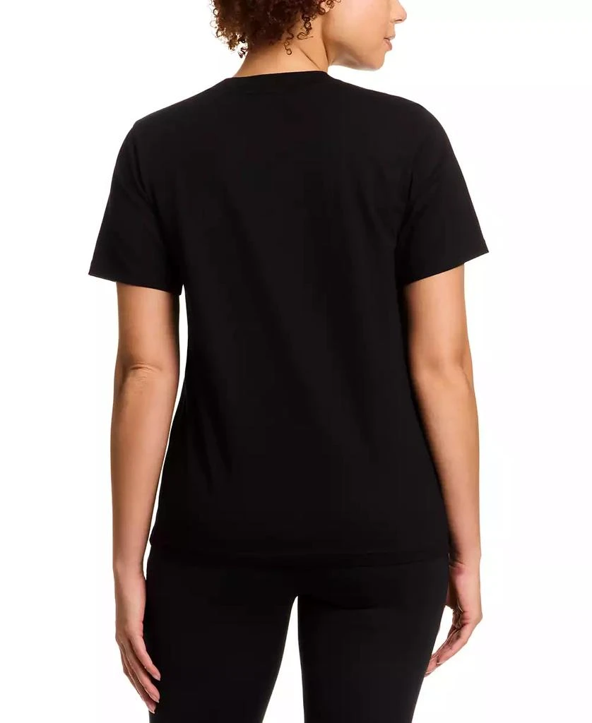 商品Reebok|Women's Cotton Logo-Graphic Crewneck T-Shirt,价格¥112,第4张图片详细描述