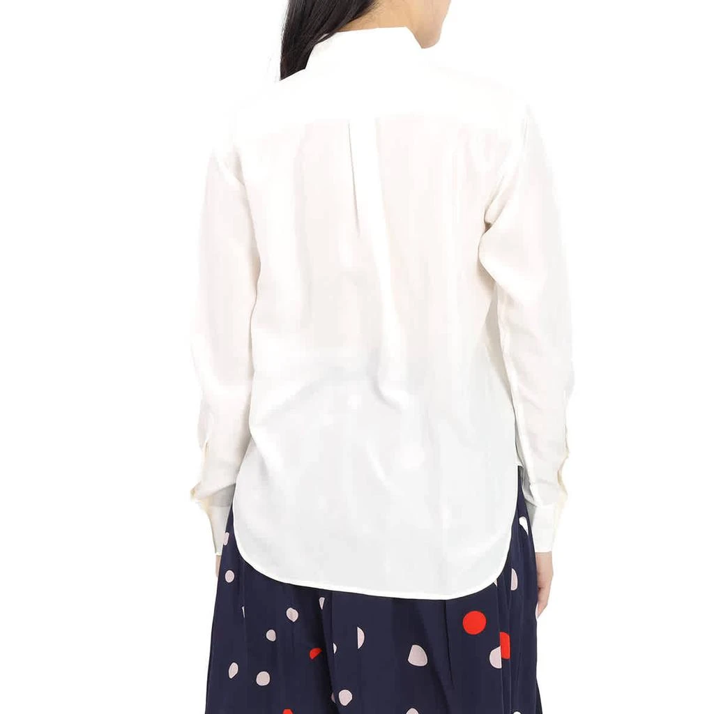 商品Ralph Lauren|Ladies White Silk Broadcloth Shirt,价格¥563,第3张图片详细描述