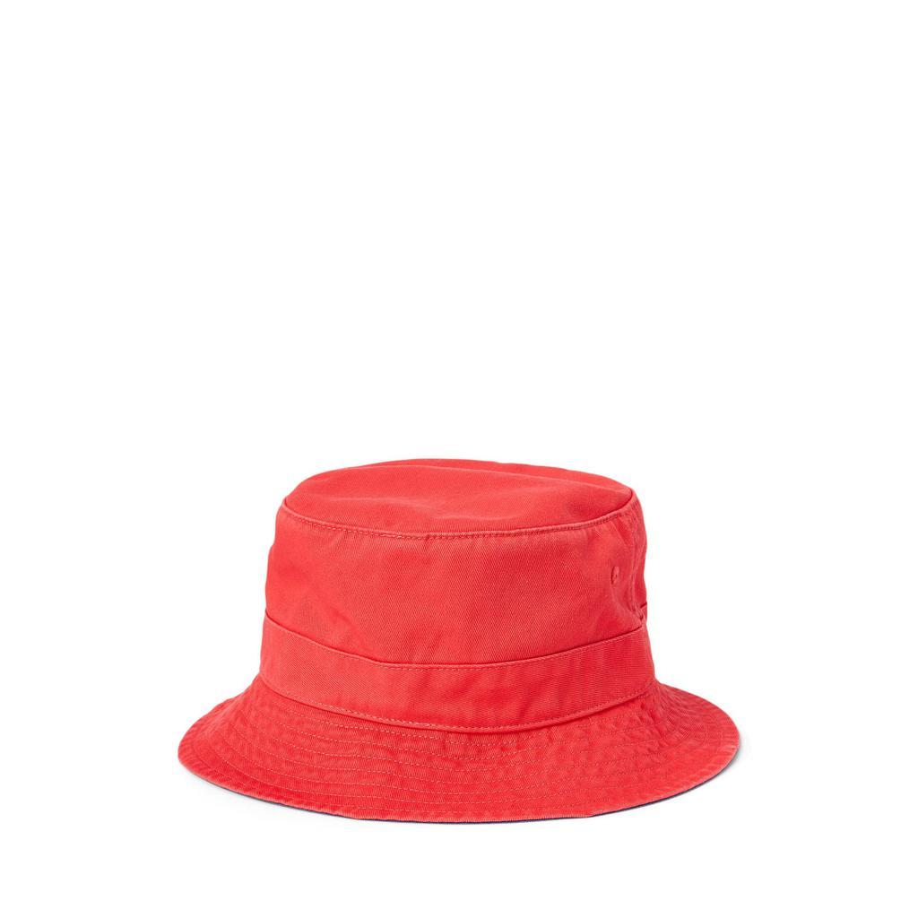 商品Ralph Lauren|Polo Bear Twill Bucket Hat,价格¥480,第4张图片详细描述
