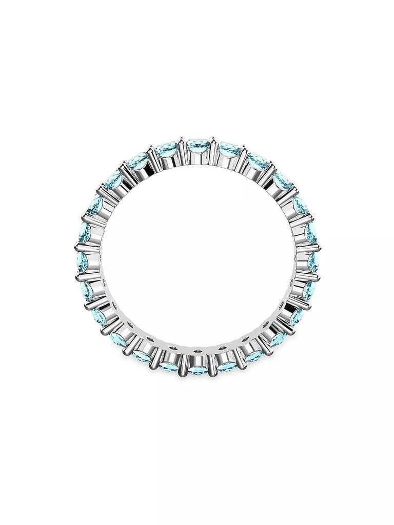 商品Swarovski|Matrix Rhodium-Plated &amp; Crystal Eternity Band,价格¥888,第5张图片详细描述