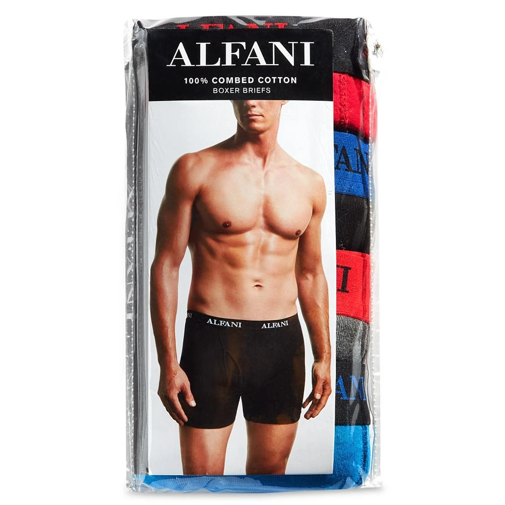 商品Alfani|Men's 4 Pack. Cotton Boxer Briefs, Created for Macy's,价格¥128,第2张图片详细描述