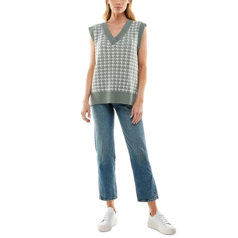 商品Ultra Flirt|Juniors' Houndstooth V-Neck Vest,价格¥149,第4张图片详细描述