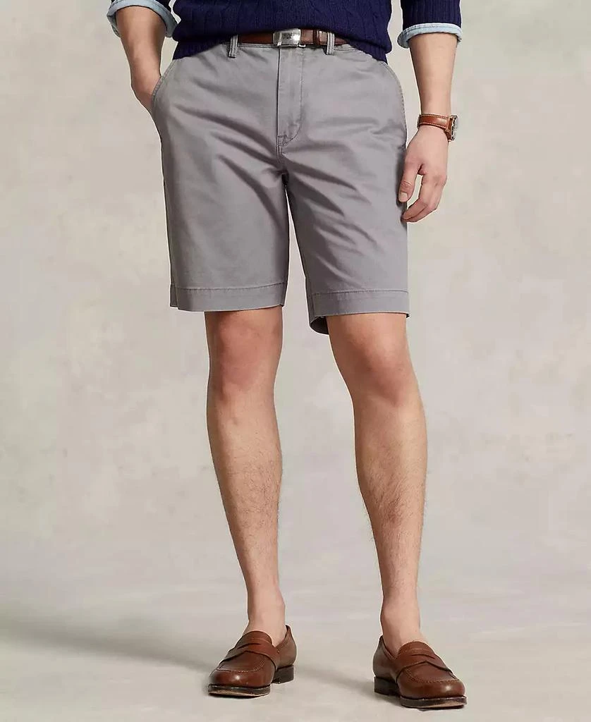 商品Ralph Lauren|Men's 9.5-Inch Stretch Classic-Fit Chino Shorts,价格¥692,第5张图片详细描述