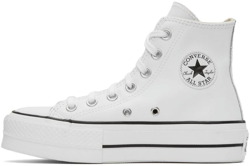 商品Converse|白色 Chuck Taylor All Star Lift 高帮运动鞋,价格¥830,第3张图片详细描述