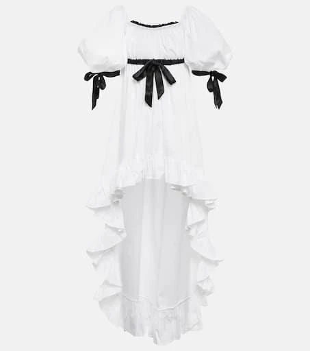 商品CAROLINE CONSTAS|Analiese off-shoulder poplin dress,价格¥3746,第1张图片