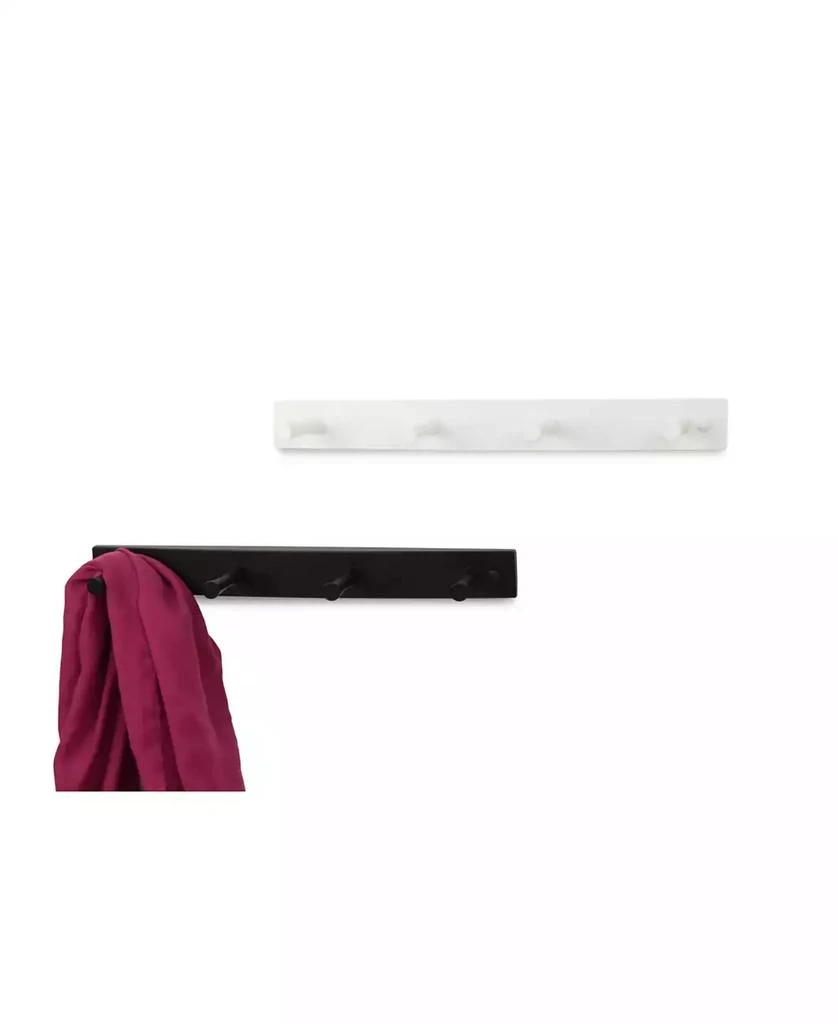 Diversified Wall-Mounted 4 Peg Wood Hook Rack 商品