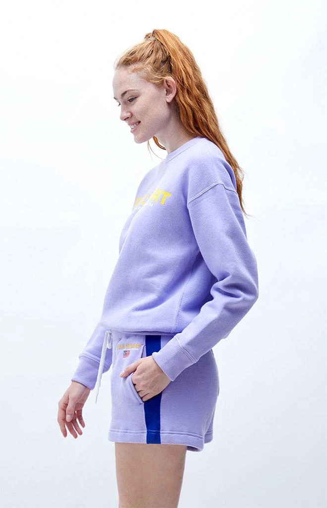 商品Ralph Lauren|Lavender Sport Fleece Sweat Shorts,价格¥153,第3张图片详细描述