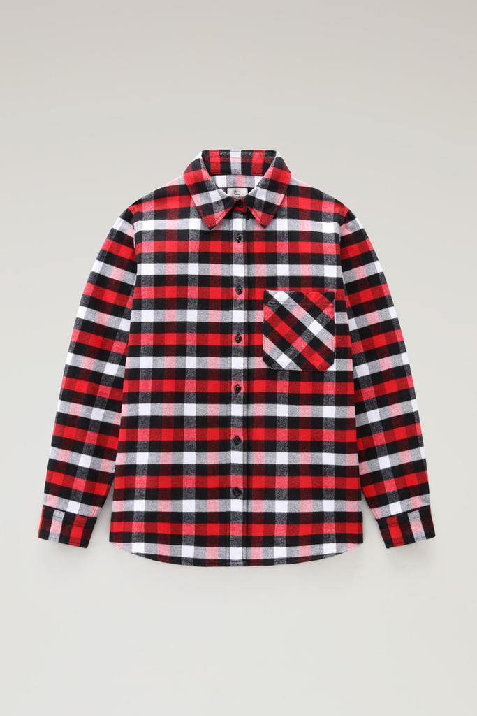 商品Woolrich|Traditional Buffalo Check Flannel Shirt,价格¥732,第7张图片详细描述