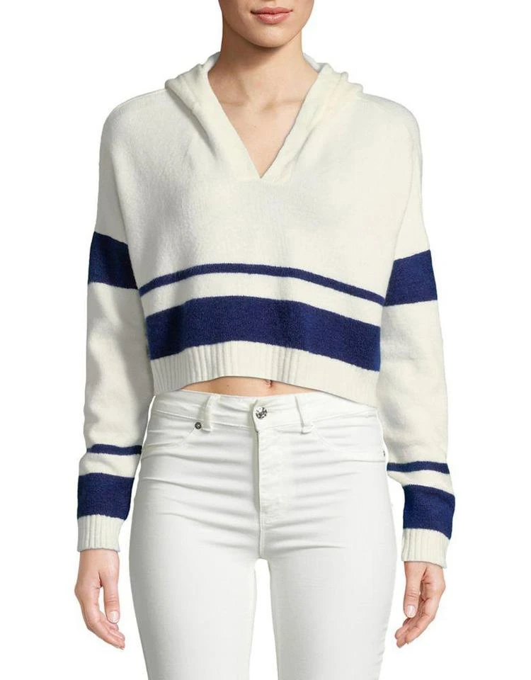 商品Miss Selfridge|Striped Cropped Hoodie,价格¥226,第2张图片详细描述