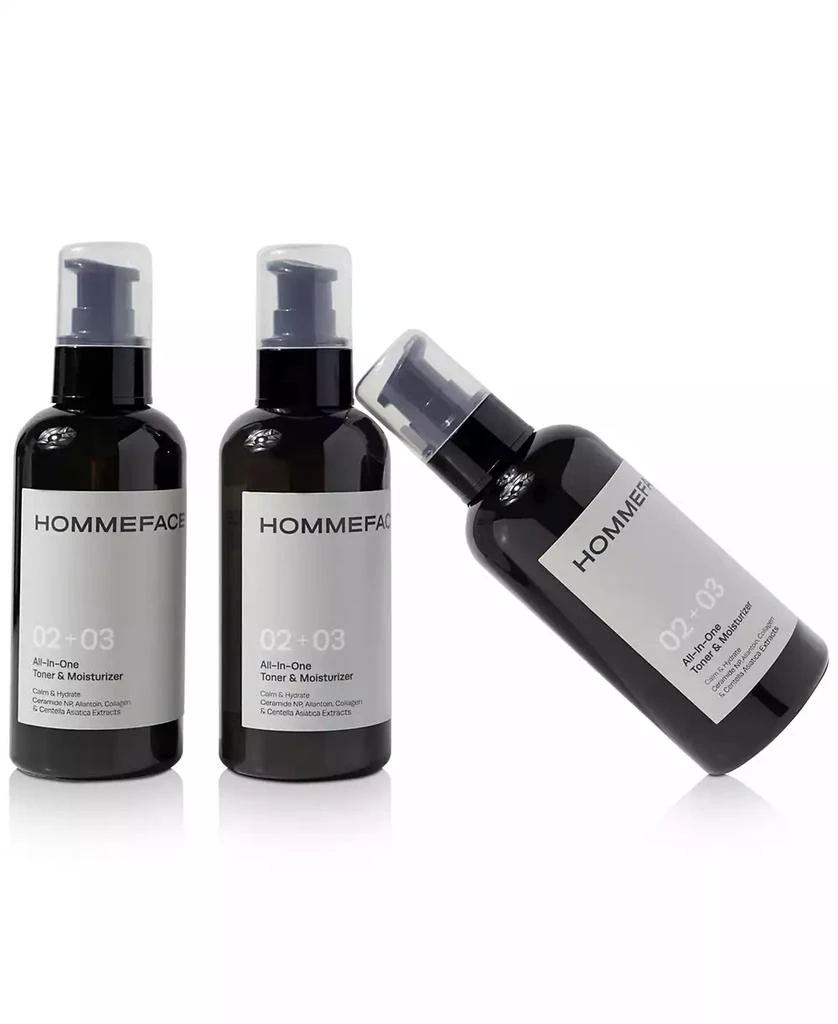 商品HOMMEFACE|All-In-One Toner & Moisturizer For Men, 5.07 oz.,价格¥163,第2张图片详细描述