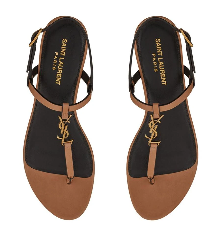 商品Yves Saint Laurent|Leather Cassandra Sandals,价格¥7798,第2张图片详细描述