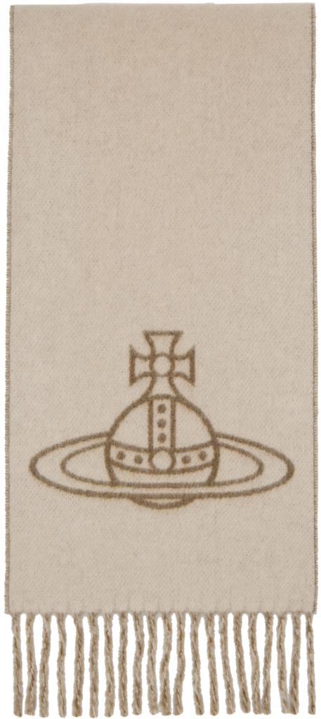 男式 刺绣图案针织围巾商品第2张图片规格展示