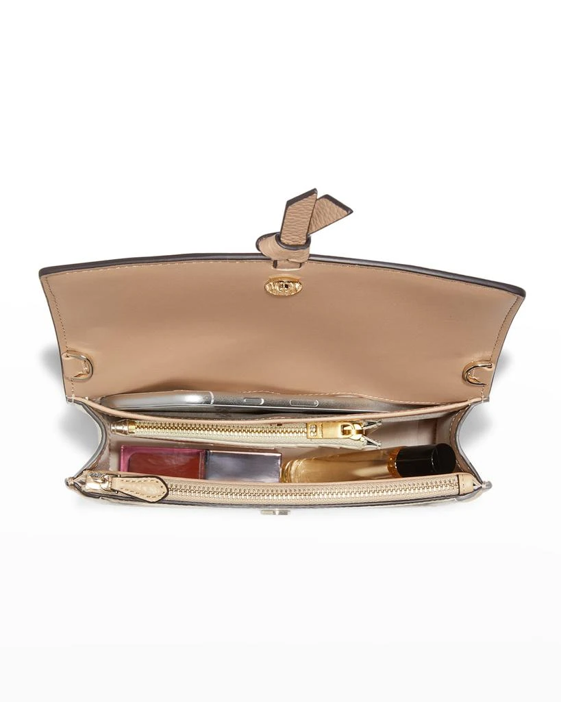 colorblock flap leather crossbody bag 商品