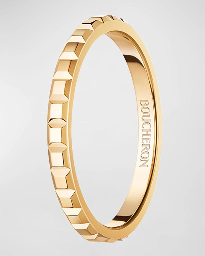 商品Boucheron|Quatre Clou de Paris Small Yellow Gold Wedding Band Ring, EU 55 / US 7.25,价格¥9123,第3张图片详细描述