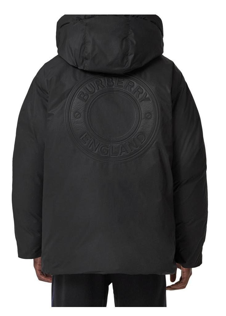 商品Burberry|Logo graphic hooded parka,价格¥11465,第6张图片详细描述