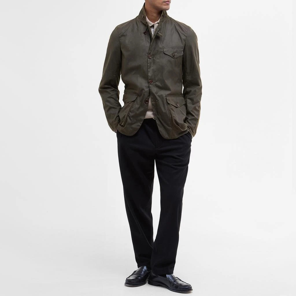 商品Barbour|Heritage Beacon Waxed Cotton Sports Jacket,价格¥4161,第5张图片详细描述