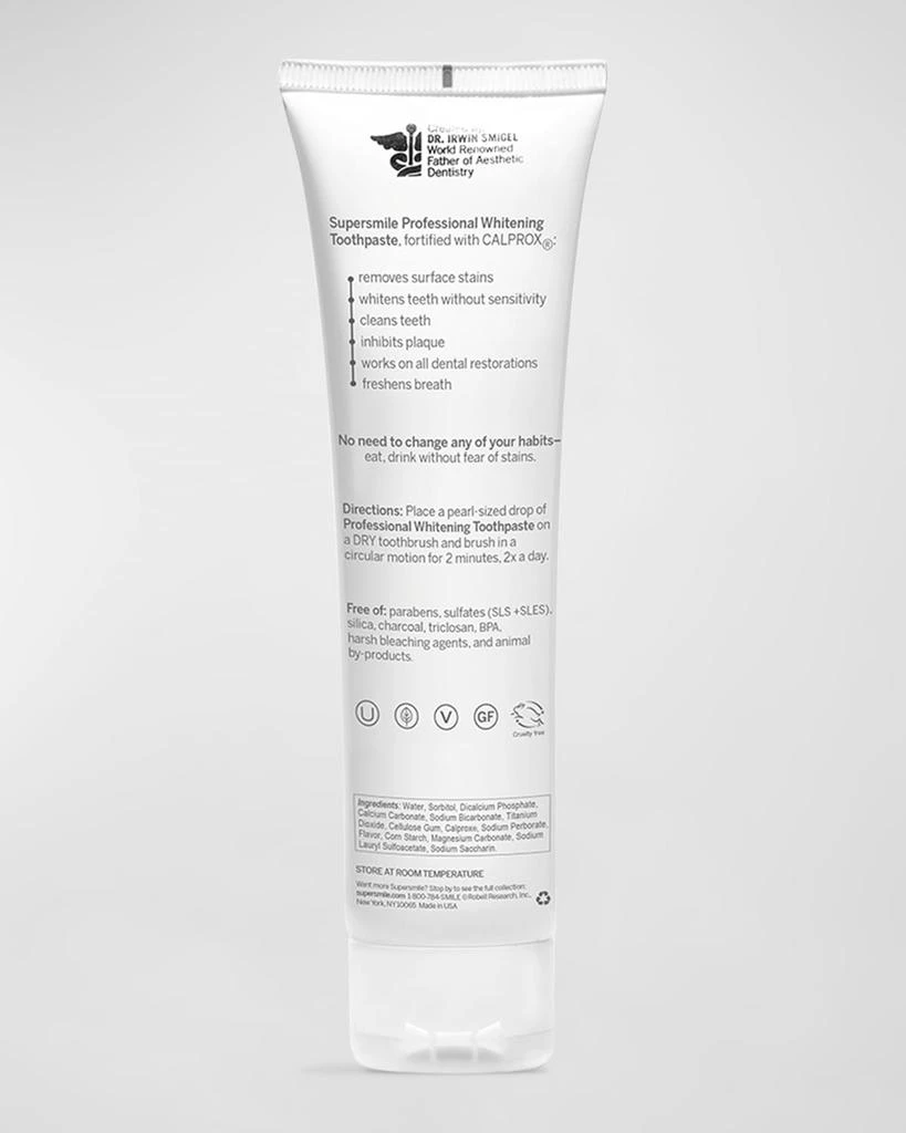 商品Supersmile|Fluoride Free Professional Whitening Toothpaste,价格¥194,第2张图片详细描述