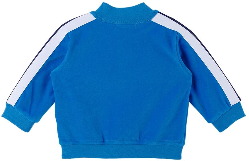 Baby Blue Stripe Trim Track Jacket商品第2张图片规格展示
