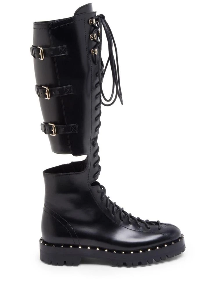 商品Valentino|Soul Rockstud Leather Boots,价格¥7423,第5张图片详细描述