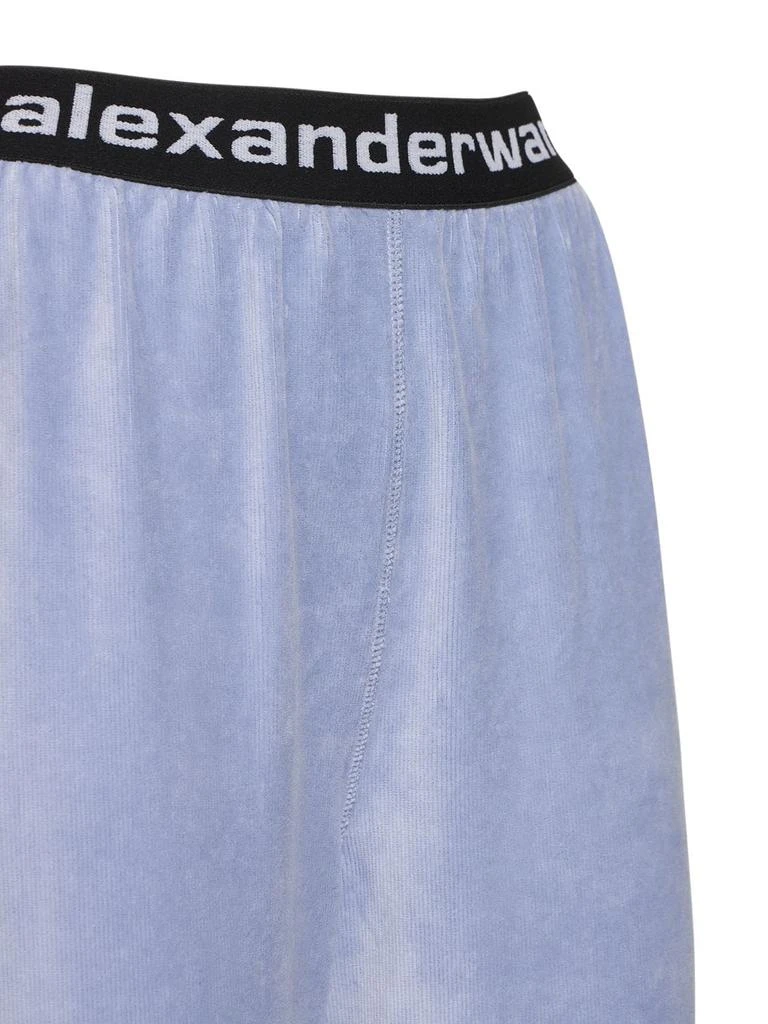 商品Alexander Wang|Stretch Corduroy Sweatpants W/ Logo,价格¥2173,第3张图片详细描述