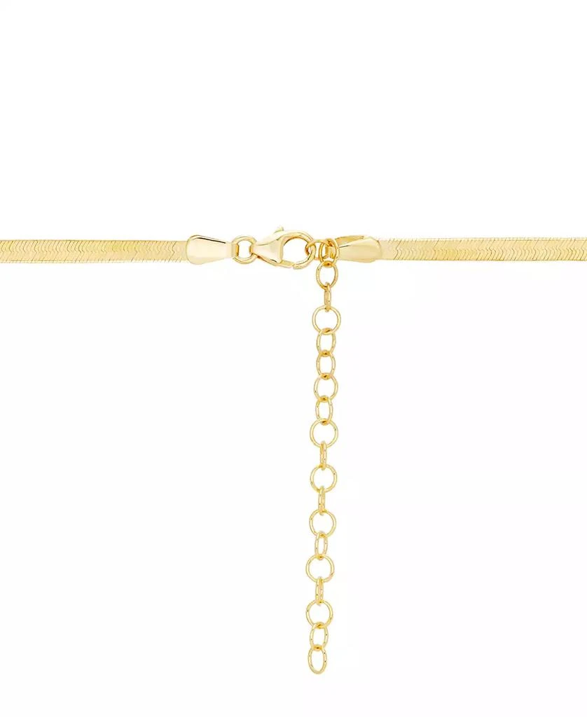 商品Macy's|Herringbone Link Chain Necklace (3-3/8mm) in 10k Gold, 16" + 2" extender,价格¥14077,第3张图片详细描述