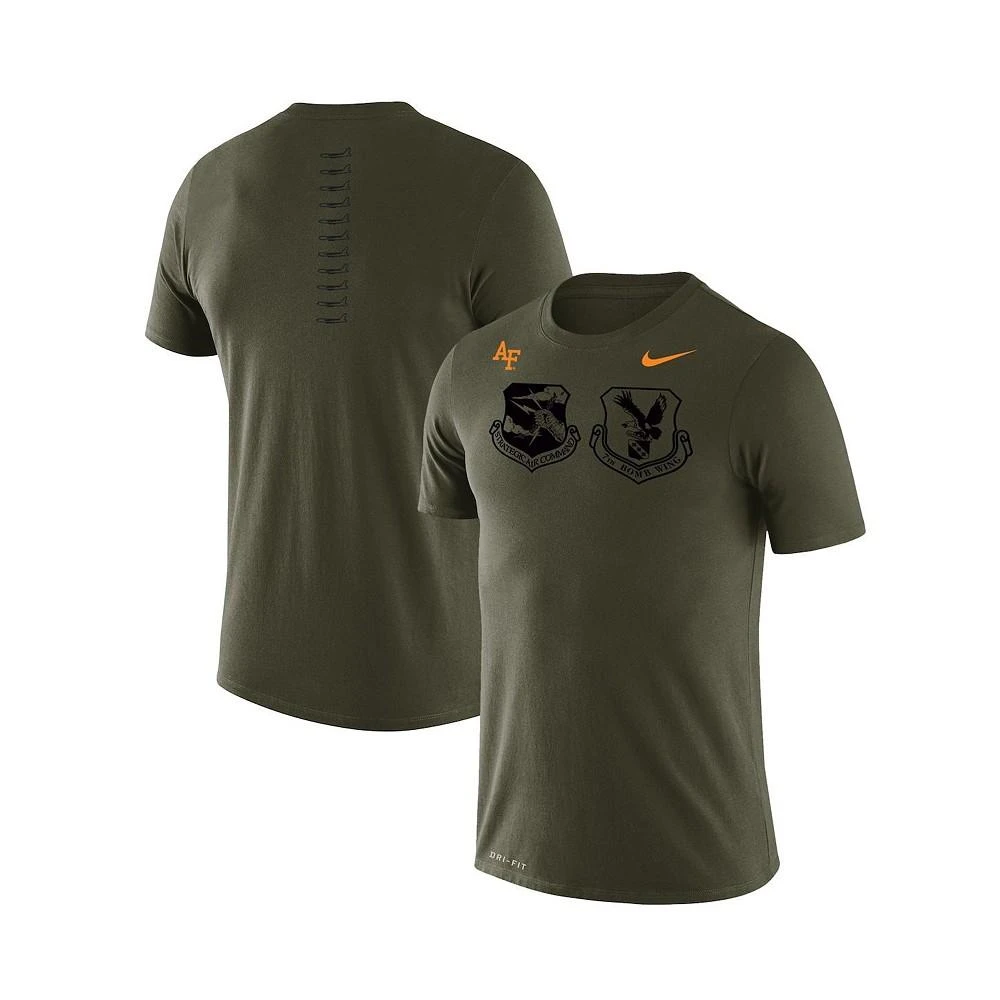 商品NIKE|Men's Olive Air Force Falcons Rivalry Badge Legend T-shirt,价格¥263,第1张图片