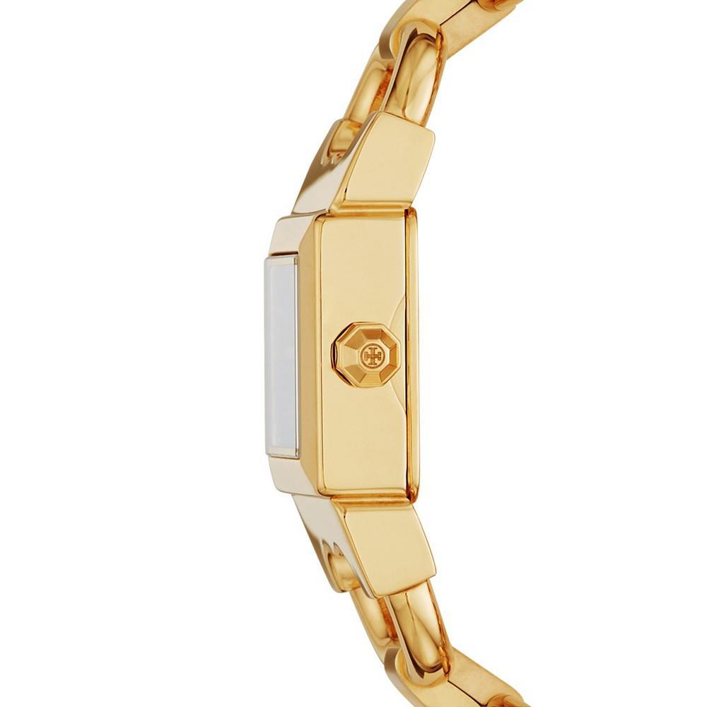 商品Tory Burch|Women's Double T-Link Gold-Tone Stainless Steel Bracelet Watch 22mm,价格¥2389,第5张图片详细描述