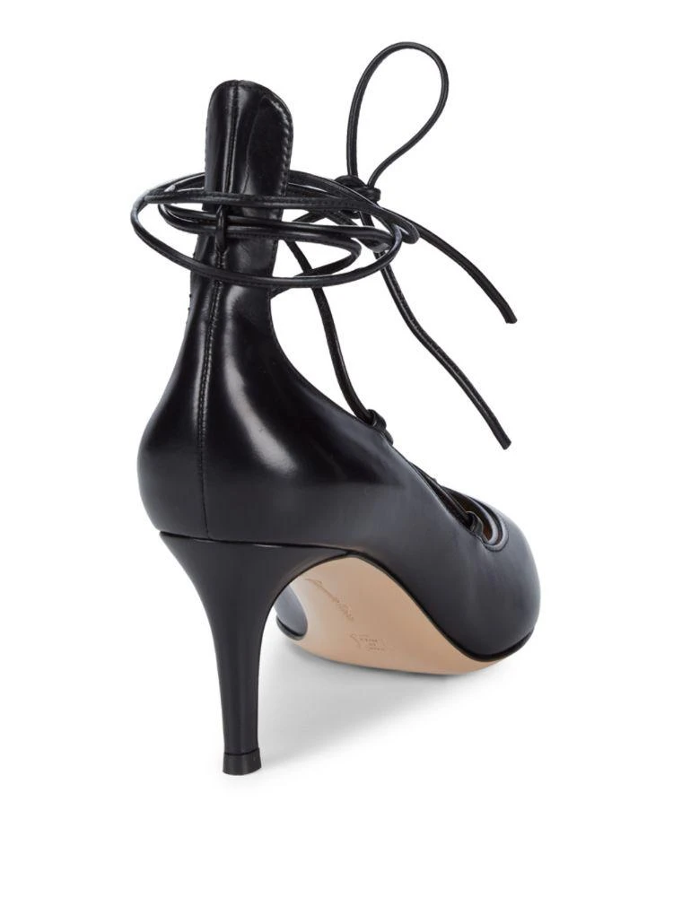 商品Gianvito Rossi|Leather Ankle Strap Pumps,价格¥2286,第2张图片详细描述