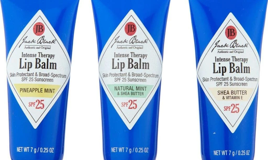 商品Jack Black|Full Size Intense Therapy Lip Balm SPF 25 Sunscreen Set,价格¥166,第4张图片详细描述