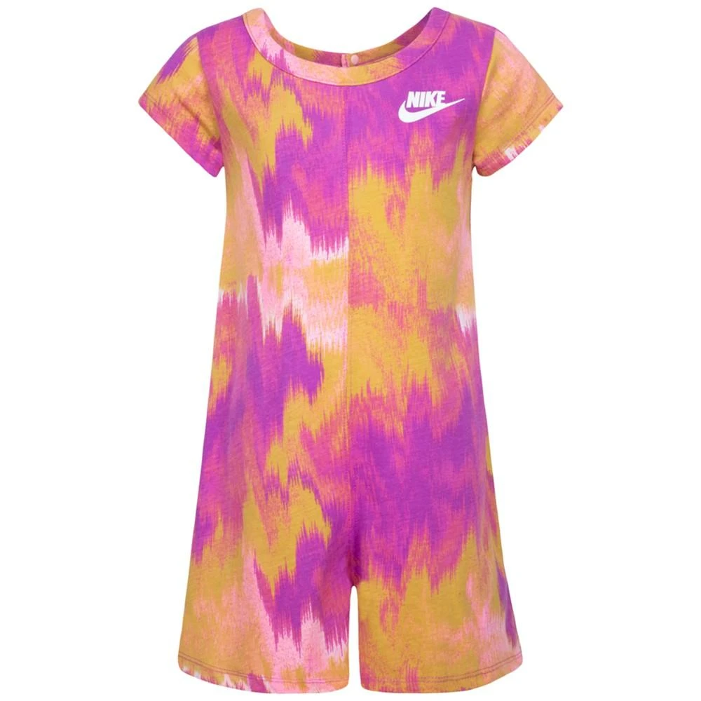 商品NIKE|Little Girls All-Over Print Romper,价格¥174,第1张图片