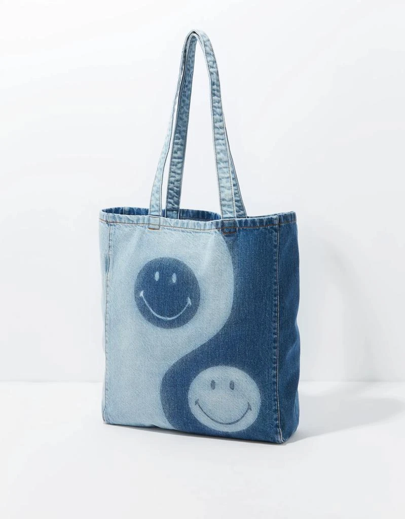商品AE|AEO Yin Yang Denim Tote Bag,价格¥142,第5张图片详细描述