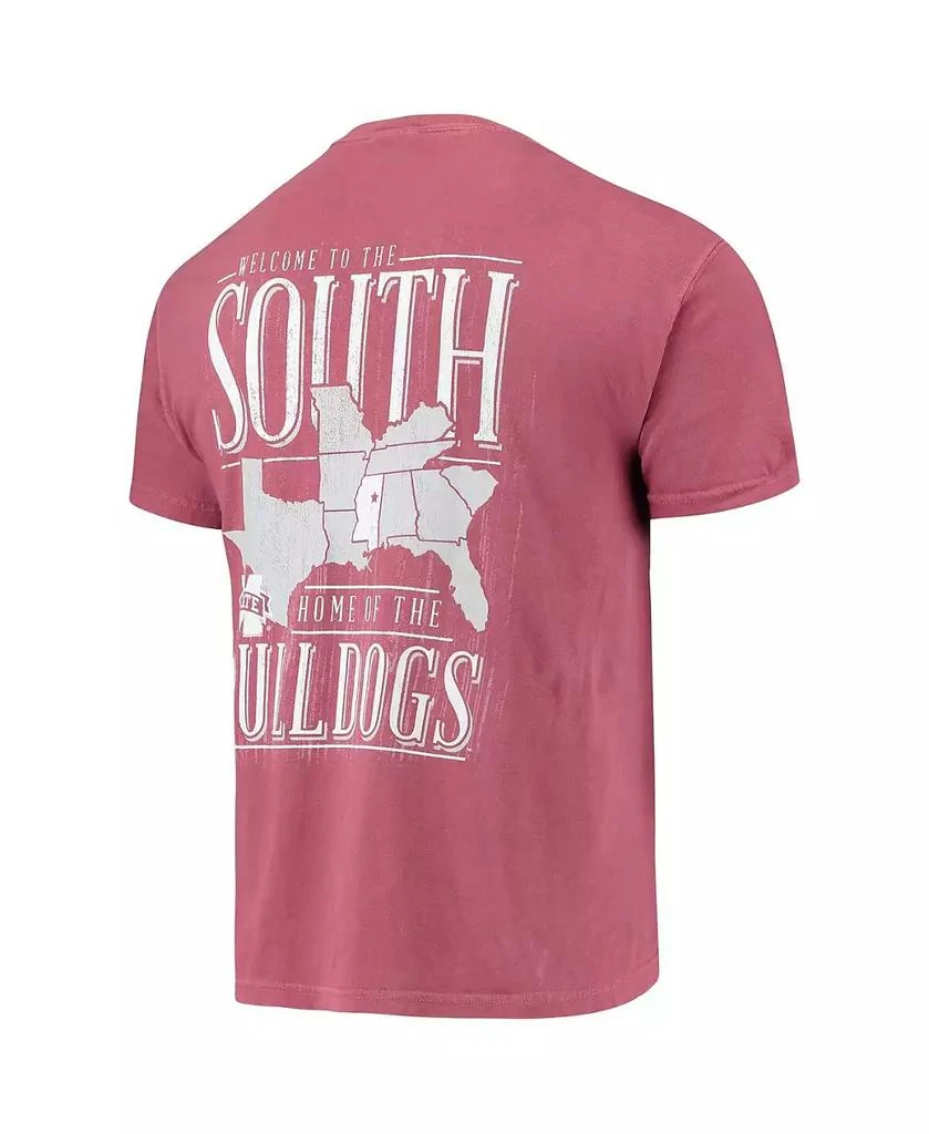商品Image One|Men's Maroon Mississippi State Bulldogs Comfort Colors Welcome to the South T-shirt,价格¥237,第3张图片详细描述