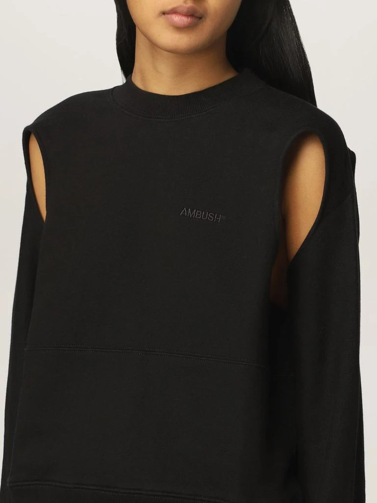 商品Ambush|Ambush cotton sweatshirt with cut out details,价格¥1936,第4张图片详细描述