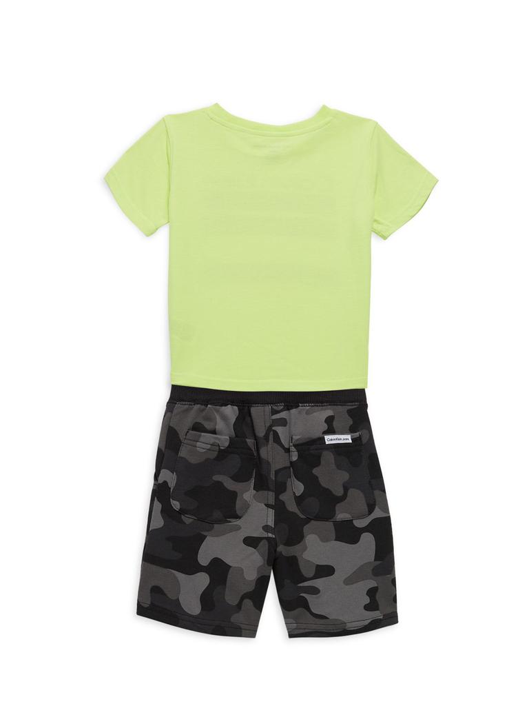 Baby Boy's 2-Piece T-Shirt & Shorts Set商品第2张图片规格展示