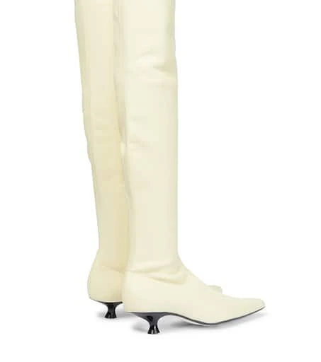商品Khaite|Volos leather over-the-knee boots,价格¥7320,第3张图片详细描述