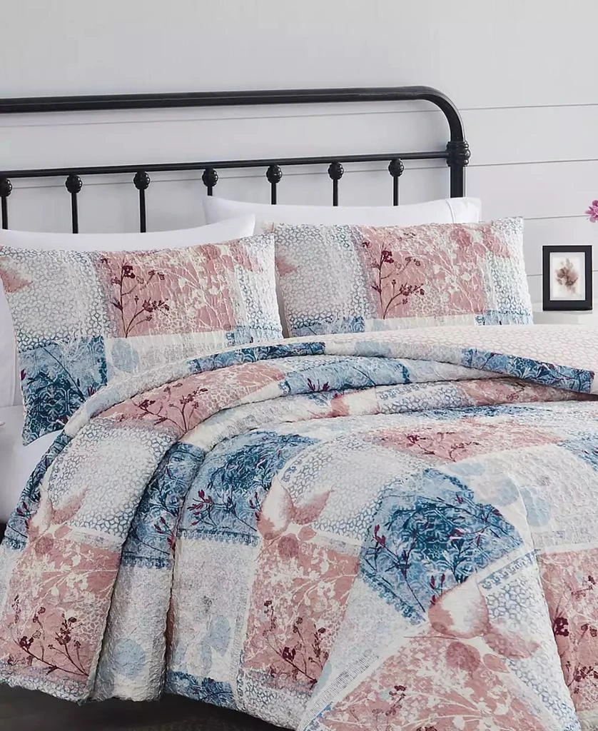 商品Cannon|Lotte Patchwork 2-Pc. Comforter Set,价格¥717,第2张图片详细描述
