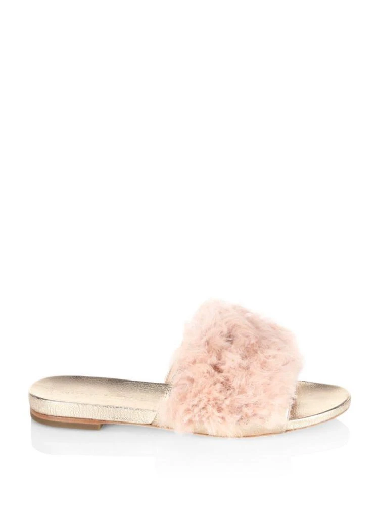 商品Loeffler Randall|Domino Shearling Slide Sandals,价格¥1186,第5张图片详细描述