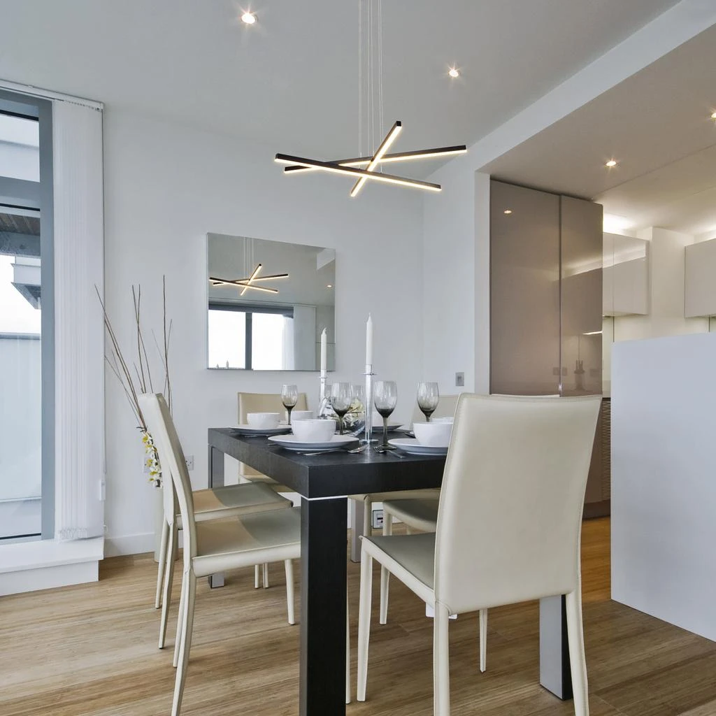商品VONN Lighting|Sirius VMP25030BL 40" Integrated LED Pendant Lighting Fixture in Black,价格¥2924,第3张图片详细描述