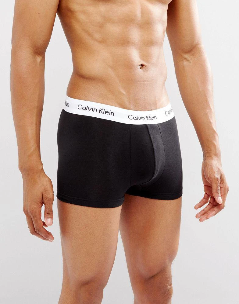 商品Calvin Klein|Calvin Klein low rise trunks 3 pack in cotton stretch,价格¥402,第4张图片详细描述