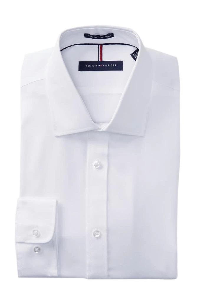 商品Tommy Hilfiger|Non-Iron Slim Fit Solid Dress Shirt,价格¥300,第1张图片