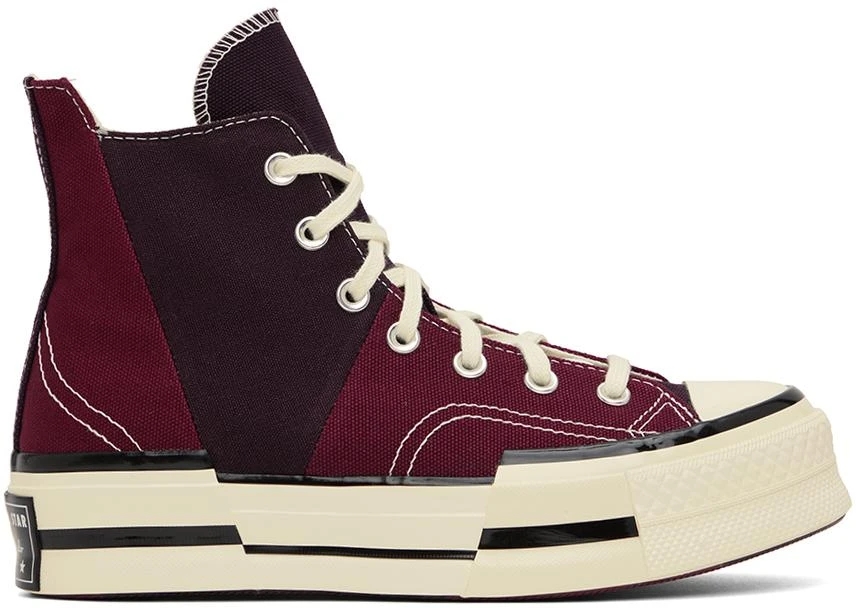 商品Converse|Burgundy Chuck 70 Plus Sneakers,价格¥349,第1张图片