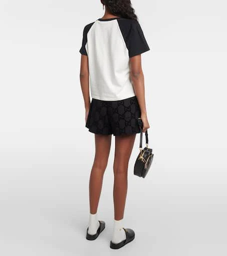 商品Gucci|Printed cotton jersey T-shirt,价格¥3995,第3张图片详细描述