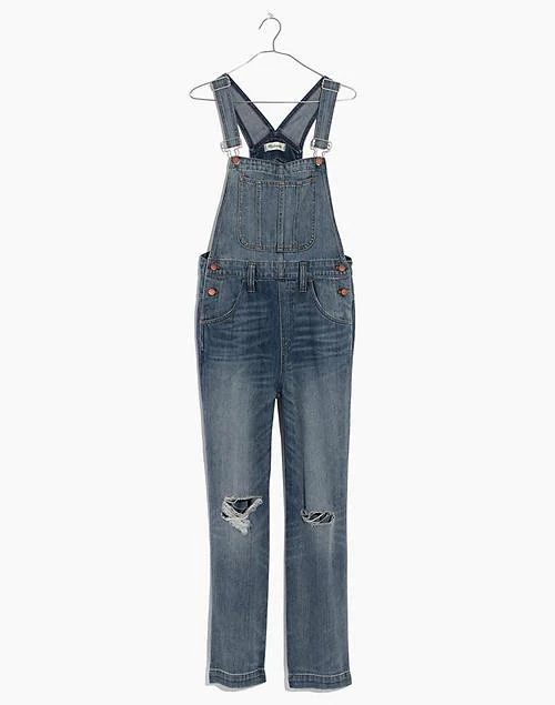 商品Madewell|Straight-Leg Overalls in Bernard Wash,价格¥792,第5张图片详细描述