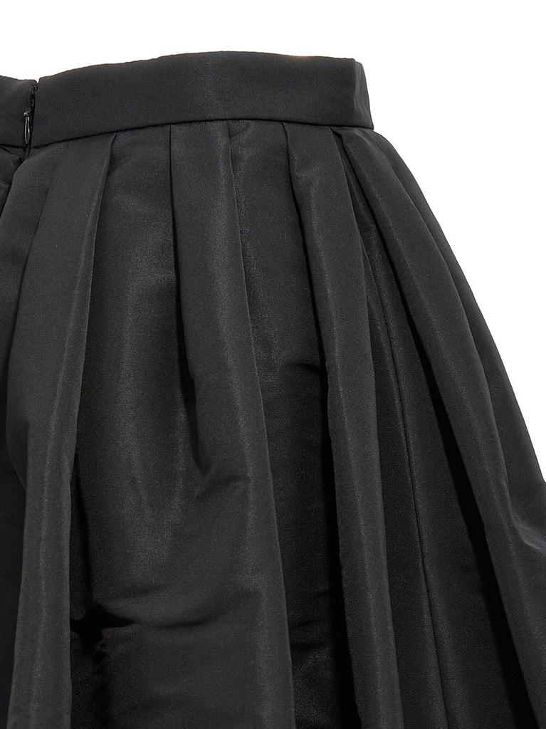 スカート ALEXANDER MCQUEEN MINI SKIRT WITH BLACK/IVORY SPIDER LACE Alexander McQueen Mini skirt with black/ivory spider lace